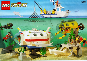 Handleiding Lego set 6441 Divers Schuilen in het rif
