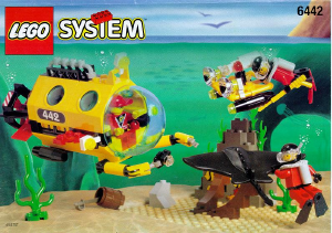 Brugsanvisning Lego set 6442 Divers Undervandsbåd