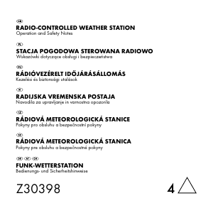 Návod Auriol IAN 53673 Meteostanica