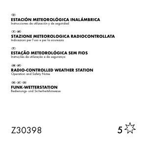 Manual de uso Auriol IAN 53673 Estación meteorológica