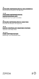 Manual de uso Auriol IAN 55982 Estación meteorológica