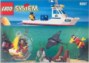 Manual de uso Lego set 6557 Divers Cazadores de tesoros