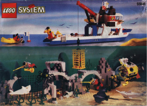 Manuale Lego set 6560 Divers Grotta sottomarina