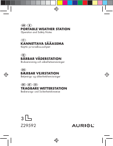 Käyttöohje Auriol IAN 71010 Sääasema