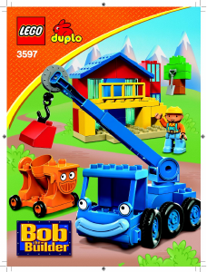 Bruksanvisning Lego set 3597 Duplo Lofty och Dizzy på jobbet