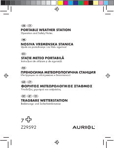 Manual Auriol IAN 71010 Stație meteo