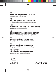 Návod Auriol IAN 71010 Meteostanica