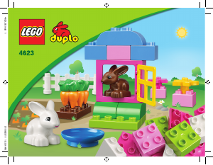 Manuale Lego set 4623 Duplo Secchiello mattoncini rosa