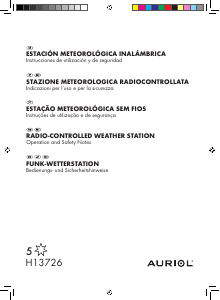 Manual de uso Auriol IAN 75966 Estación meteorológica