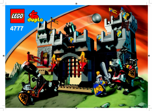 Handleiding Lego set 4777 Duplo Ridderkasteel