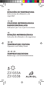 Manual de uso Auriol IAN 88976 Estación meteorológica