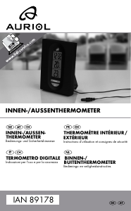 Bedienungsanleitung Auriol IAN 89178 Wetterstation