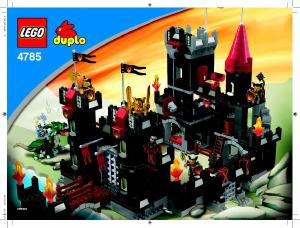 Bruksanvisning Lego set 4785 Duplo Svart slott