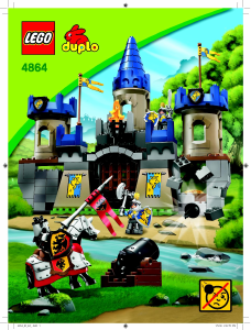 Kullanım kılavuzu Lego set 4864 Duplo Kale