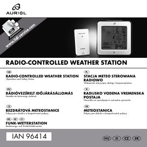 Návod Auriol IAN 96414 Meteostanica