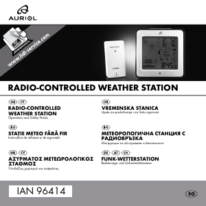 Manual Auriol IAN 96414 Stație meteo