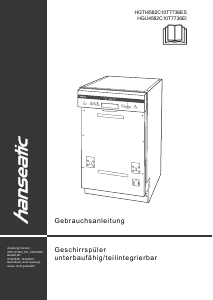 Manual Hanseatic HGU4582C10T7736EI Dishwasher