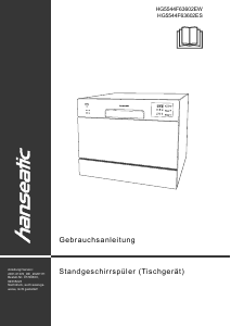 Manual Hanseatic HG5544F63602ES Dishwasher