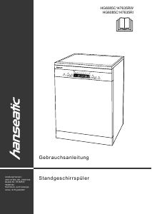 Manual Hanseatic HG6085C147635RI Dishwasher