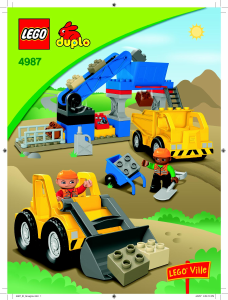 Manuale Lego set 4987 Duplo Cava di ghiaia