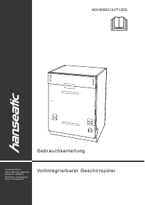 Handleiding Hanseatic HGVI6082C13J7713DS Vaatwasser