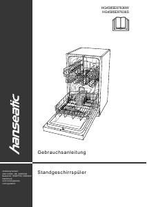 Manual Hanseatic HG4585E97636W Dishwasher