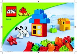 Manual de uso Lego set 5416 Duplo Cubo creativo