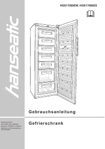 Manual Hanseatic HGS17060EW Freezer