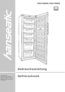 Manual Hanseatic HGS17060ES Freezer