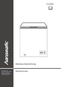 Manual Hanseatic HGT8595E Freezer