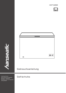 Bedienungsanleitung Hanseatic HGT14283E Gefrierschrank