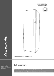 Bedienungsanleitung Hanseatic HGS18560ENFI Gefrierschrank