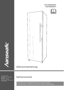 Manual Hanseatic HGS18560ENFW Freezer