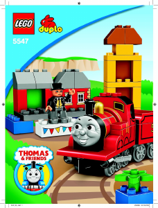 Mode d’emploi Lego set 5547 Duplo James Celebrates Sodor Day