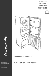 Bedienungsanleitung Hanseatic HKGK14349DI Kühl-gefrierkombination