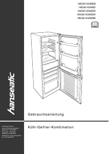 Manual Hanseatic HKGK14349DB Fridge-Freezer