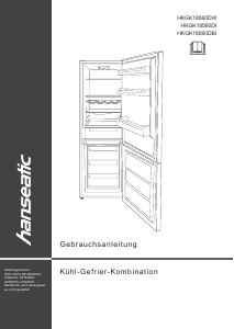 Bedienungsanleitung Hanseatic HKGK18560DI Kühl-gefrierkombination