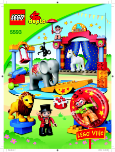 Návod Lego set 5593 Duplo Cirkus