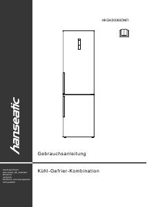 Manual Hanseatic HKGK20060DNFI Fridge-Freezer