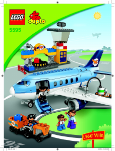 Manuál Lego set 5595 Duplo Letiště