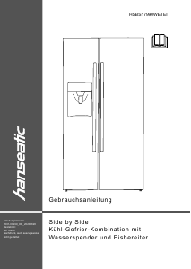 Manual Hanseatic HSBS17990WETEI Fridge-Freezer