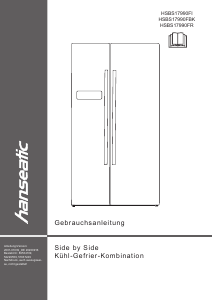 Handleiding Hanseatic HSBS17990FI Koel-vries combinatie