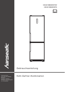 Manual Hanseatic HKGK18860ENFDW Fridge-Freezer