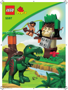 Bedienungsanleitung Lego set 5597 Duplo Dino Grosser T-Rex