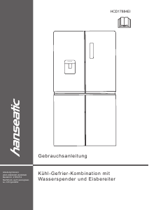 Bedienungsanleitung Hanseatic HCD17884EI Kühl-gefrierkombination