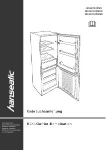 Manual Hanseatic HKGK16155DI Fridge-Freezer