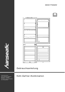 Manual Hanseatic HEKS17754GEW Fridge-Freezer