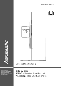 Manual Hanseatic HSBS17990WETDI Fridge-Freezer