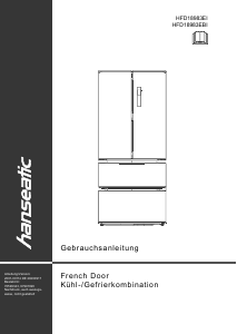 Manual Hanseatic HFD18983EI Fridge-Freezer