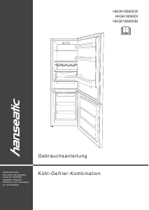 Manual Hanseatic HKGK18560DBI Fridge-Freezer